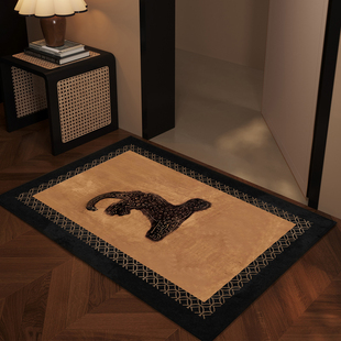 复古风入进门地垫入户门垫2025新款 可裁剪家用地毯防滑大门口垫子