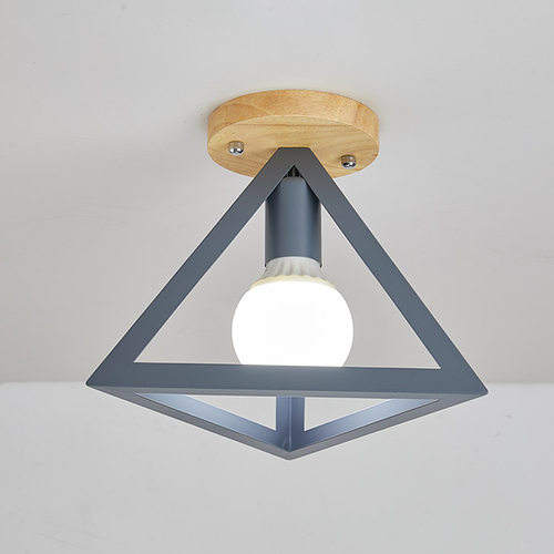 北欧半吸顶灯过道飘窗灯简约入户玄关门厅阳台走廊衣帽间灯具