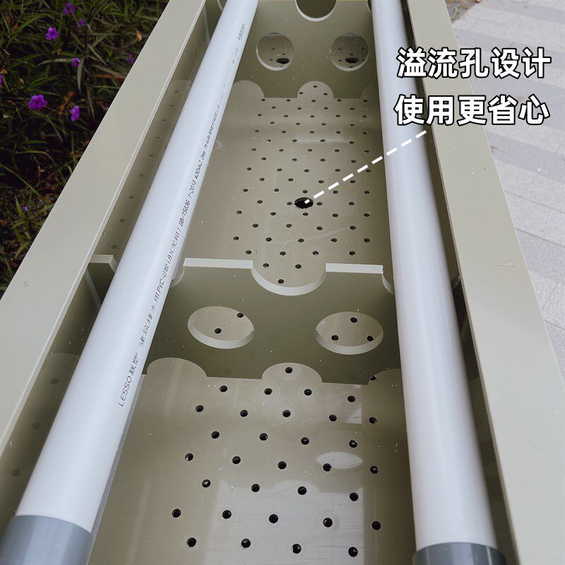 PP塑料鱼缸过滤盒滴流盒养鱼上置滴滤箱净水循环过滤器过滤槽定制