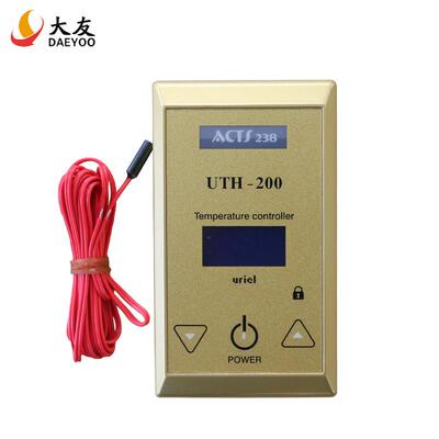 电地暖温控器UTH200温控器汗蒸房电热膜温控开关触摸按键温控器