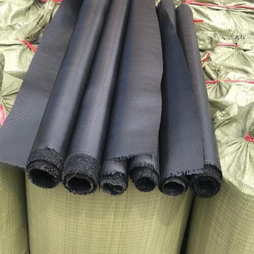 管道外护玻璃纤维沥青布 管道沥青布 沥青玻璃丝布沥青黑色10米