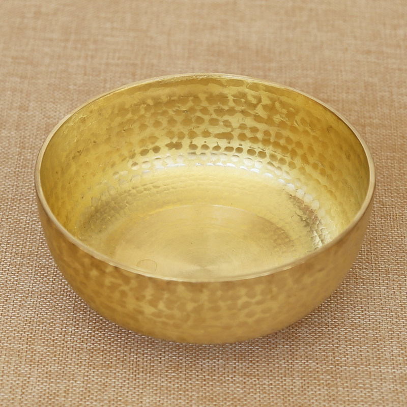 黄铜碗纯碗碗单手工铜铜家居铜餐具铜纯碗