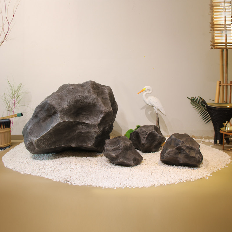 空中造景饰浮石仿真景观展头挂悬酒店样品屋石示中心样板间悬挂吊