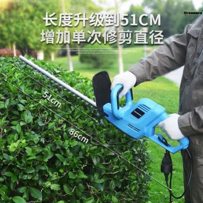 220v插电式电化修剪机绿篱机绿动篱笆剪绿离机绿蓠机修厂叶机茶家