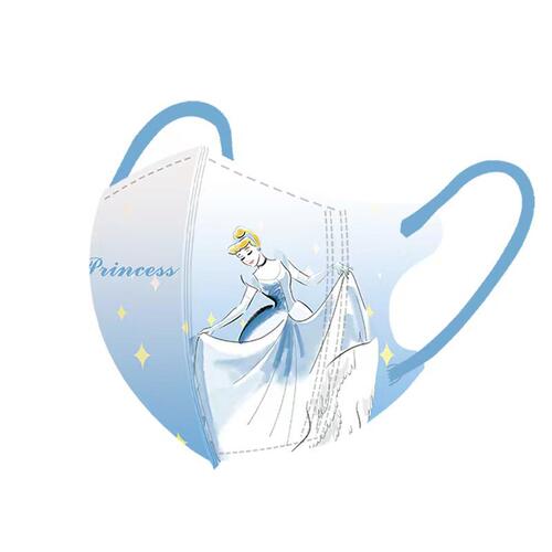 可童卡通白雪公主儿爱口罩3d立款女孩独立包装夏季薄体透气渐层潮