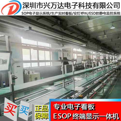 兴万达作业指导书系统SOP看板系统家用电器ESOP电子显示系统