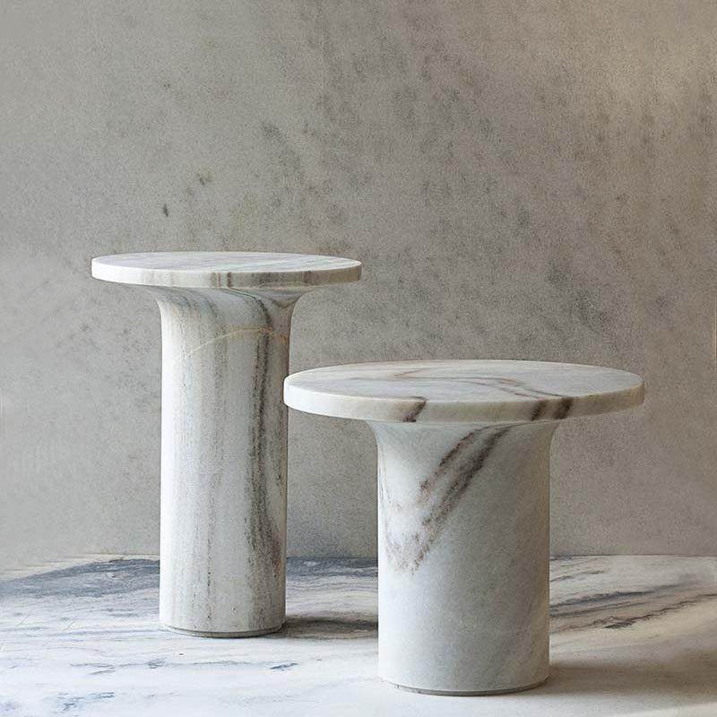 现代简约天然大理石边几设计师样板房别墅客厅沙发圆形立柱边桌,模玩/动漫/周边/娃圈三坑/桌游,模型制作工具/辅料耗材,淘宝优惠券,粉丝福利购,淘宝优惠卷