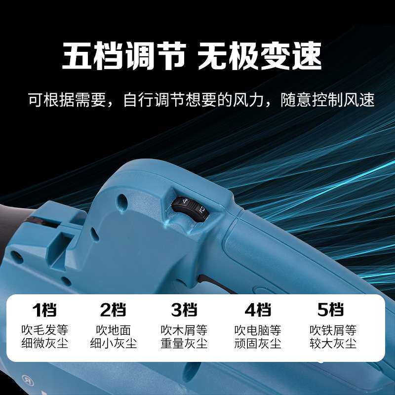 无线锂电工业除尘暴风吹风机除尘大功率鼓风机吹石材粉尘吹叶机