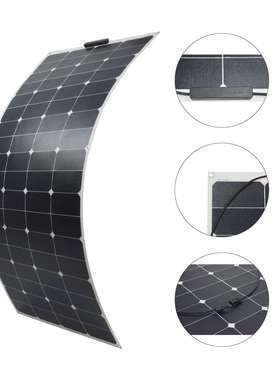 柔性太阳能板Sunpower太阳能电池光伏发电板车顶轮船太阳能