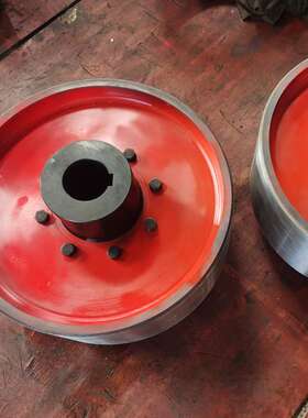 带刹车制动轮联轴器HLL型尼龙棒销联轴器LT弹性套柱销靠背轮