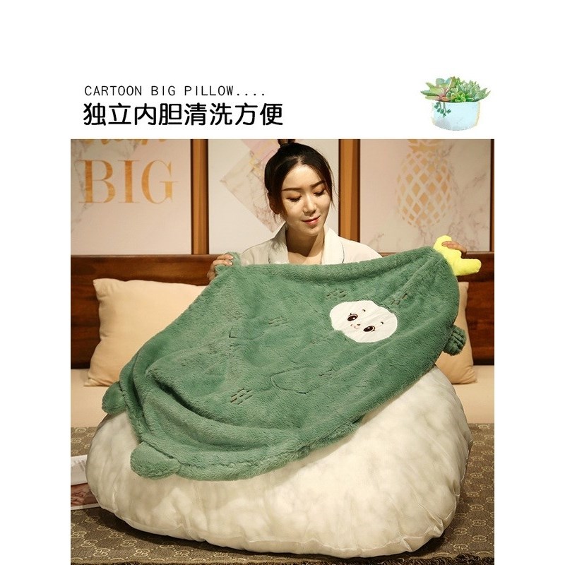 可爱卡通抱枕靠垫卧室床上枕头大靠背沙发靠枕床头女生睡觉多用款