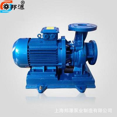 单级单吸管道泵清水泵ISW125-160管道加压水泵离心泵增压自来水