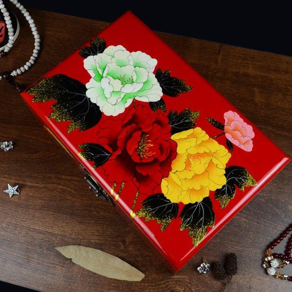 民间特色手工艺品漆器首饰盒送外国人的中国特色礼物中式装饰摆件,特色手工艺,漆器,淘宝优惠券,粉丝福利购,淘宝优惠卷