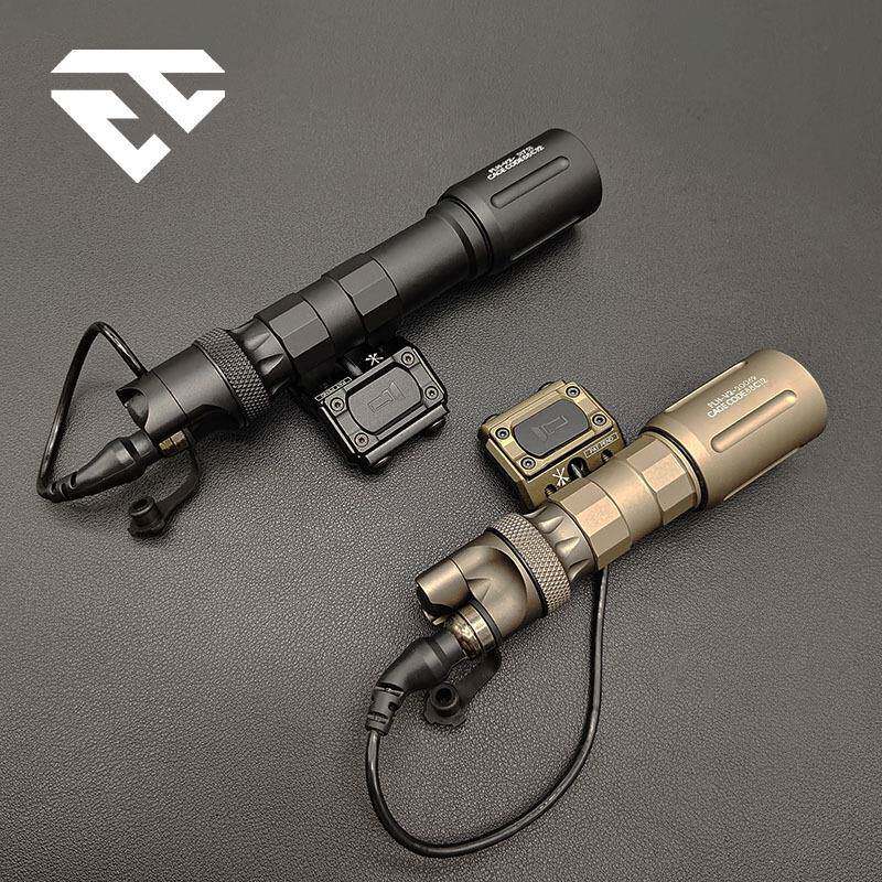 PLH-V2户外LED照明强光长款短款手电筒SF接口尾盖线控开关组合