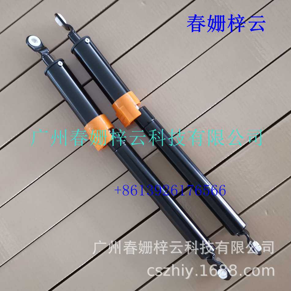 自锁带黄色保护套安全锁叉车跑步机用气弹簧液压支撑杆