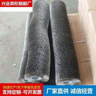 厂家供应外绕弹簧刷机械除尘清洁除锈缠绕刷辊抛光钢丝弹簧刷