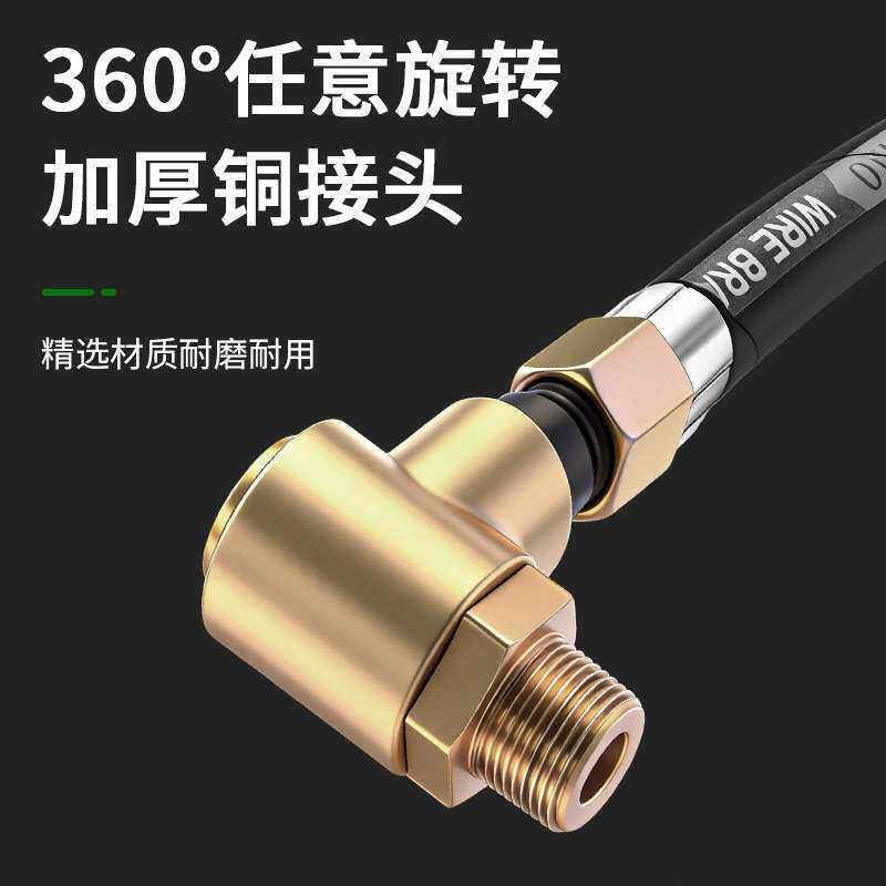 新款高压水鼓卷管器水鼓自动伸缩洗车机洗车专用高压管收管神器