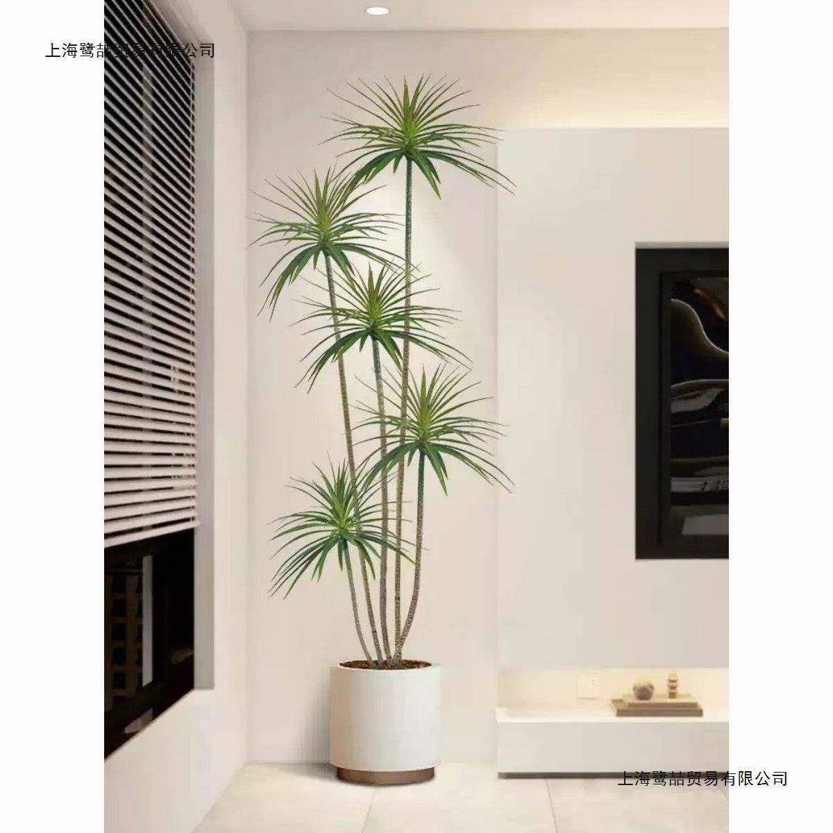 千年木仿真绿植龙血树室内大型高端轻奢落地装饰摆件仿生假树盆栽