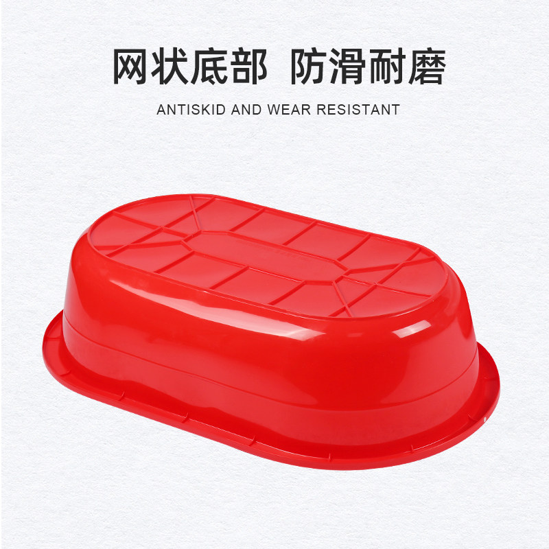 加厚塑产长盆洗澡盆龙虾盆养鱼水深箱养殖箱圆形熟胶盆耐摔加料盆