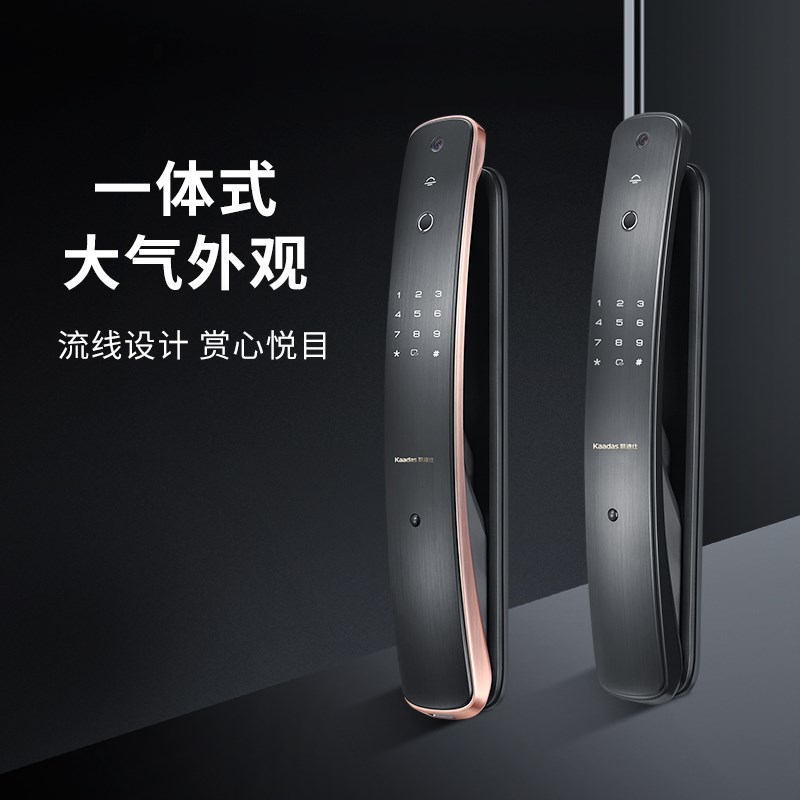 凯猫仕智能锁K30V指纹锁兰博基尼可视迪眼家用防盗门奢华子电锁