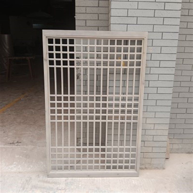 镂木花格仿古门窗电视背厅墙屏风隔断客景吊顶玄关挂落实空花板