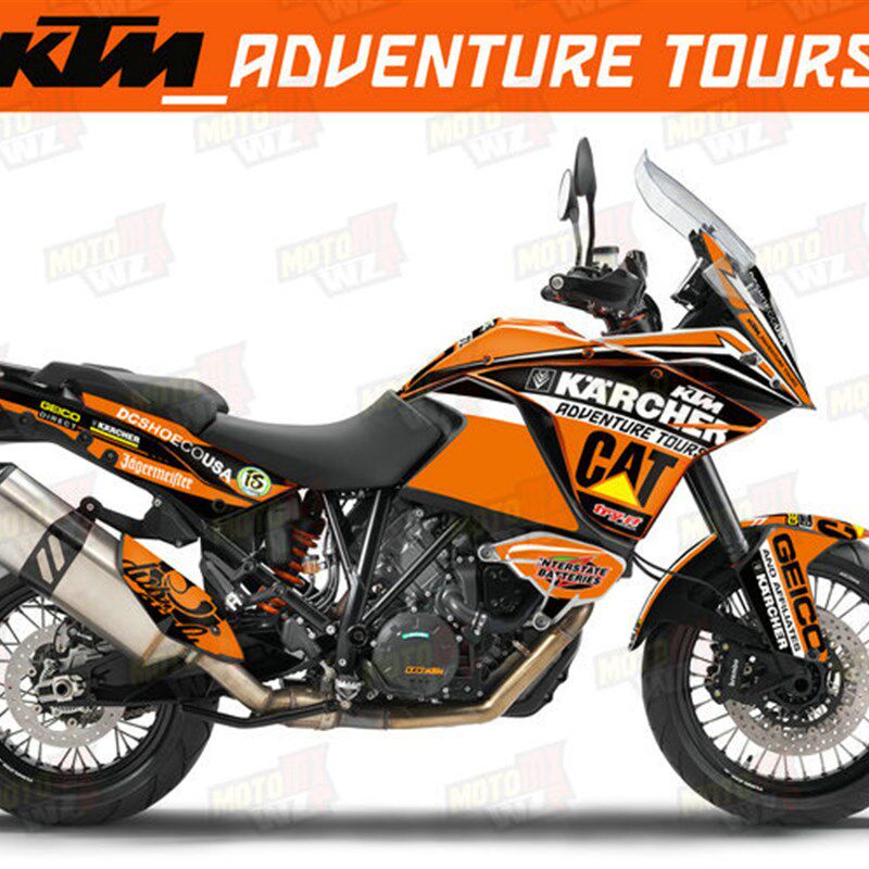 KTM 9010 1190 1290 WZP全车个 改装贴花贴纸贴膜车贴性防水 防嗮
