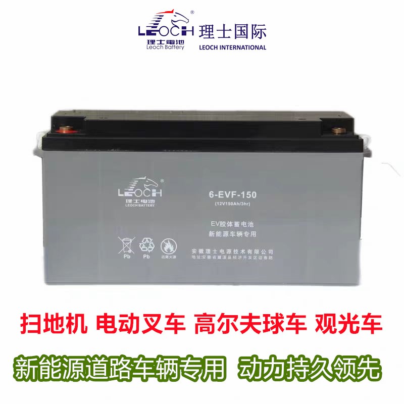 理士蓄电池6-EVF-100/12V100AH85A动力DT106/6V225叉车扫地机电瓶