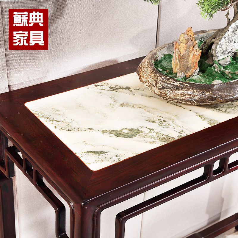 红木条案酸枝木几石明云案几玄关桌条式石面中式书案实木平头案桌