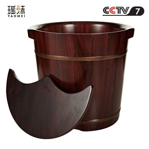 泡脚桶木桶家用木质足浴桶实木泡脚盆过小腿按摩高深桶洗脚盆
