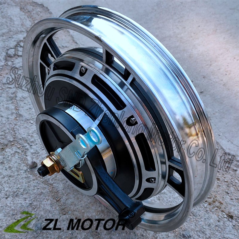 电动车电机36V 48V 500W 16寸鼓刹涨刹大功率改装电机350w