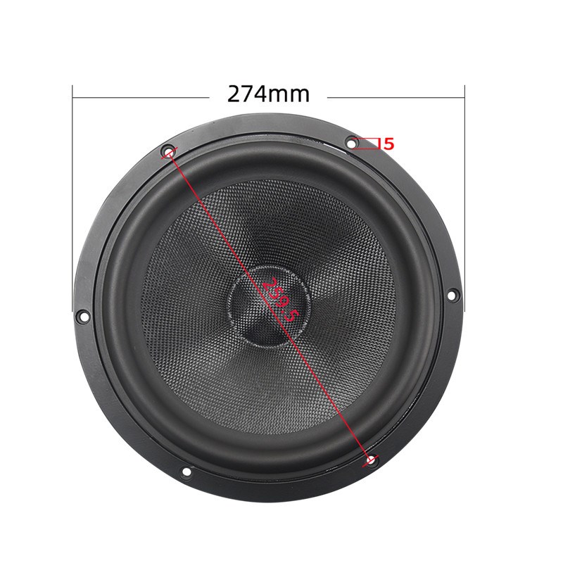 音响 10寸碳纤盆低音中低音单元音H7FI 箱发烧扬声器T10-2I4A