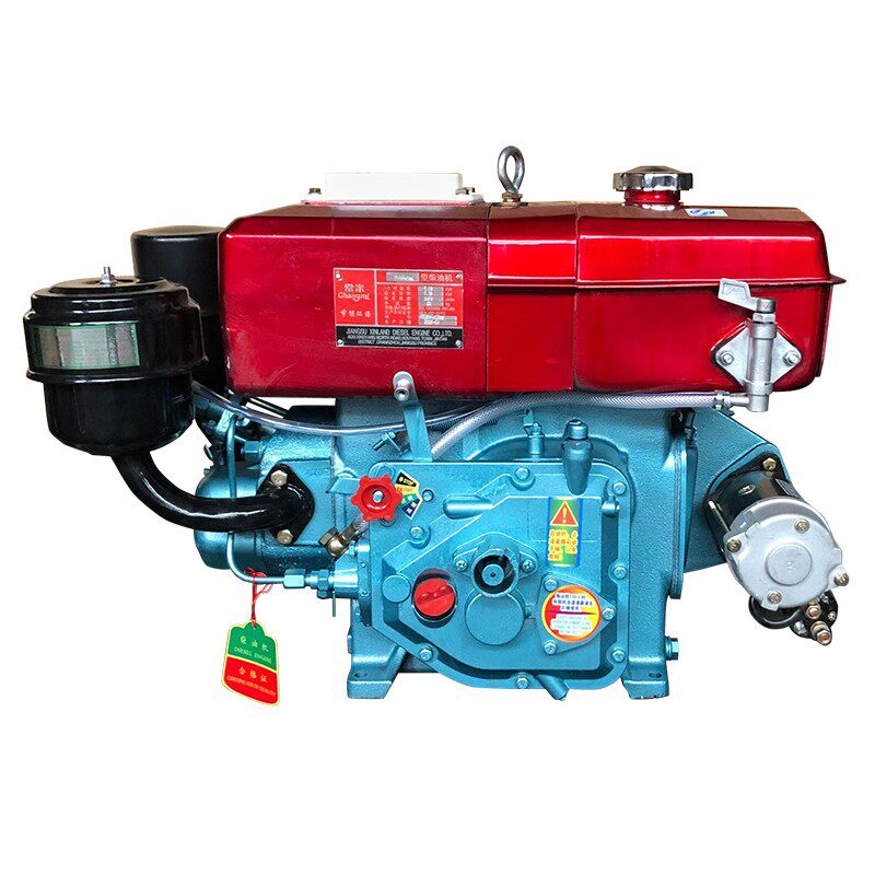 常州水冷柴油机 单缸 小型R175 R180 6匹 8马力船用拖拉机发动机