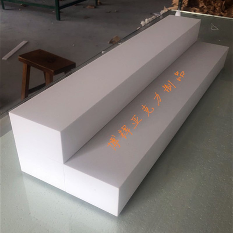 亚克色白力梯形二三层货架 陈列架亚加力展示架酒 吧台 架