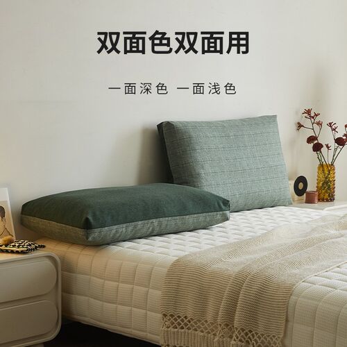 2024丰靠新款床头软包双人羽毛绒大范垫沙发靠头无床包改造大靠枕