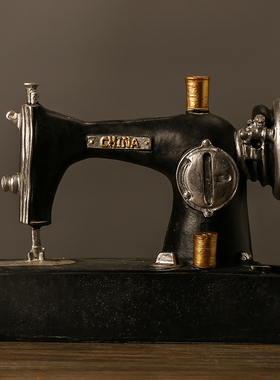 复旧怀古缝纫机店具电视装饰品橱窗陈列道铺摆设