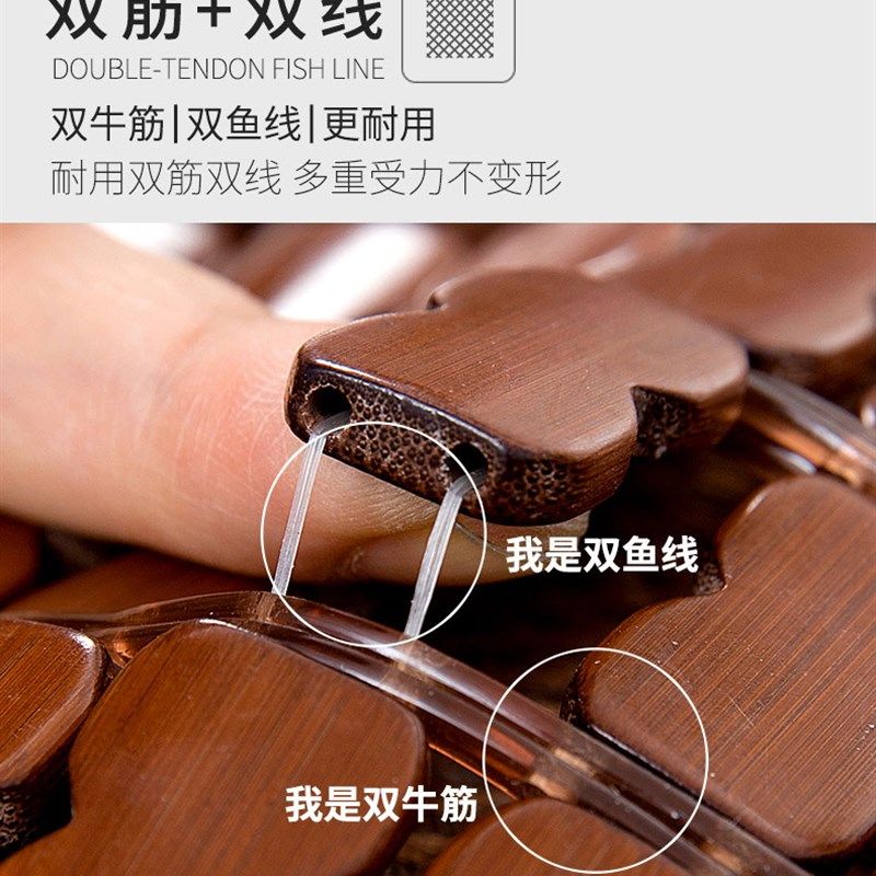 夏季凉席沙发垫滑天款麻将坐垫客厅红木防夏布艺欧式子块垫竹定做