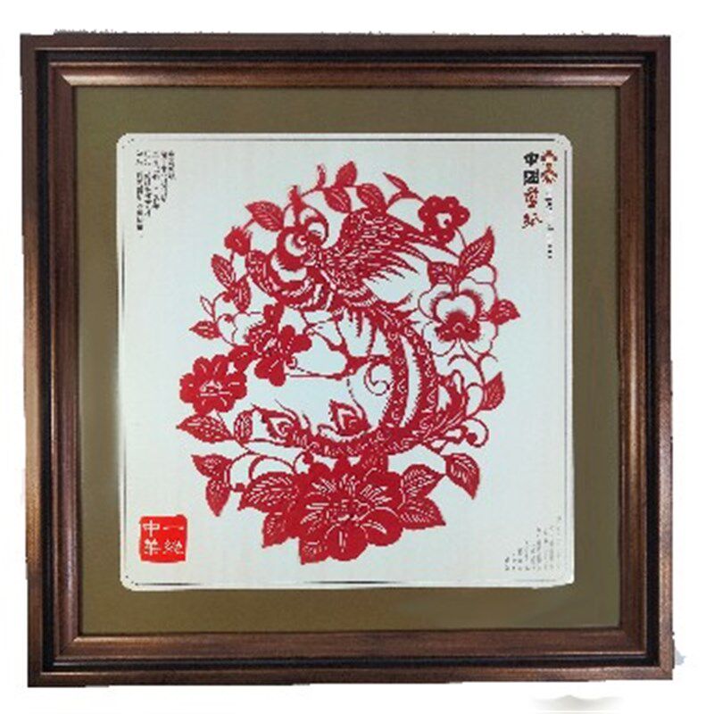 剪纸手工 特色工艺品 送朋国礼品家装品 中友风送老外礼品 非遗品
