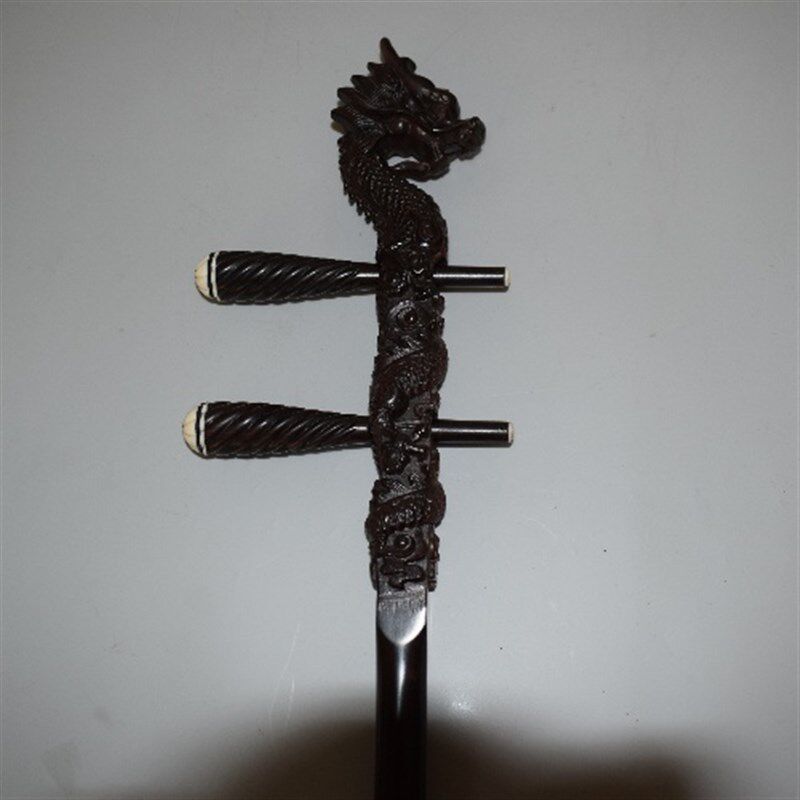 【精品】黑檀龙头高胡//二胡厂杆越胡杆杆家直销