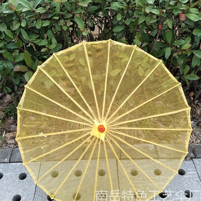 透明绢纱伞沙湾往事舞蹈演出伞 雨打芭蕉道具伞吊顶装饰伞古典伞