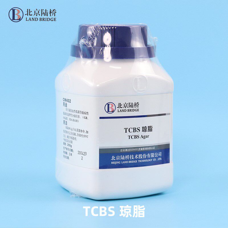 致京陆桥 TCBS琼脂250g选菌微生物培养基 用于北病性弧菌的细择分