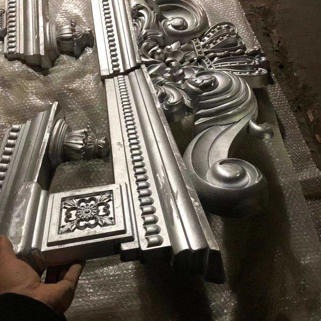 厂家 铝门头花 铁铝艺大门 围栏护栏焊接装饰配件 美观 做工精