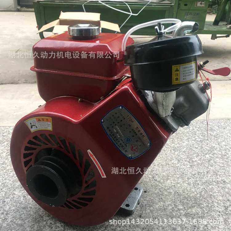 武汉现货供应手起动4匹马力风冷柴油机挂浆渔船用柴油机