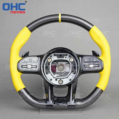 AMG碳纤方向盘适用于奔驰 AMG ABCEG CLS S 全系车型旧款升级新款