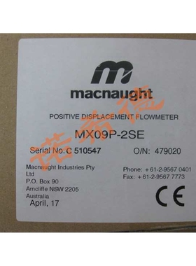 澳大利亚MACNAUGHT注油枪，MACNAUGHT油泵、流量计CR006-4S1