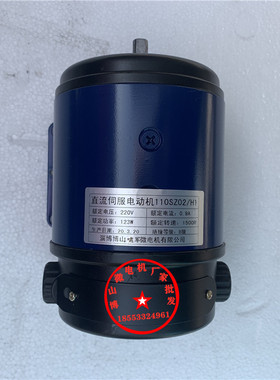 110SZ02/H1 直流伺服电动机 220V 123W 1500转 卧式 直流减速电机