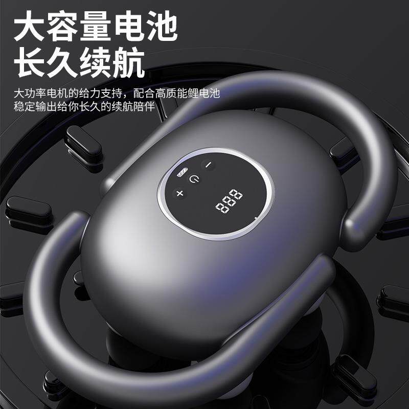 新款多种功能四头筋膜抢按摩器全身震动捶打器按摩仪USB充电健身