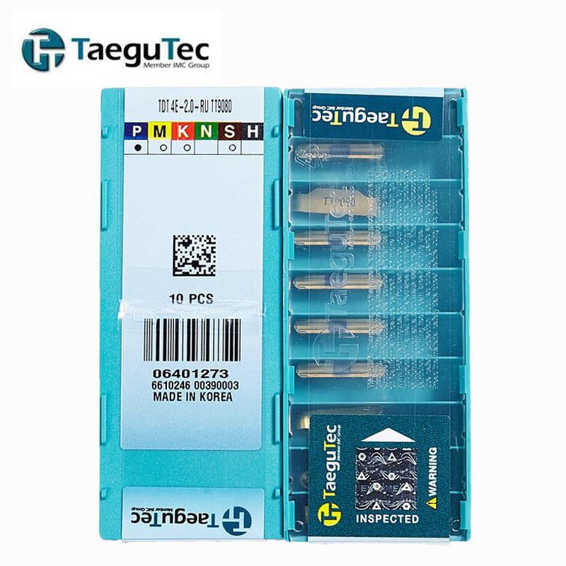 韩国特固克TaeguTec数控切槽刀片TDT 4E-2.0-RU TT9080外圆车削
