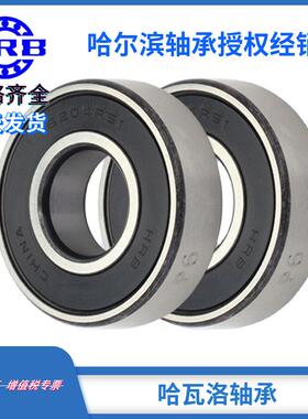 HRB 6407B 2RZ 180407 哈尔滨深沟球轴承 内径35mm 外径100mm