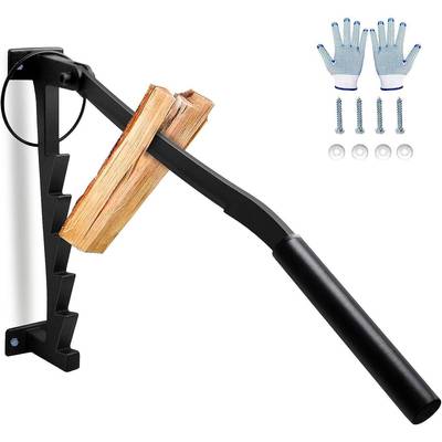 跨境爆款劈柴器fire wood splitters挂壁式高碳钢木柴火分离机器