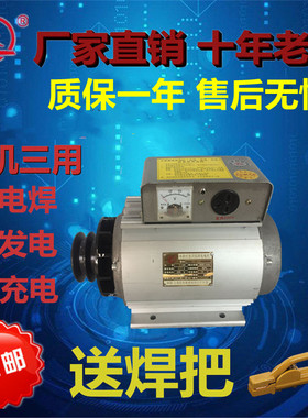 电焊发电两用一体机微型直流永磁发电机220V电焊机小型便携式单相